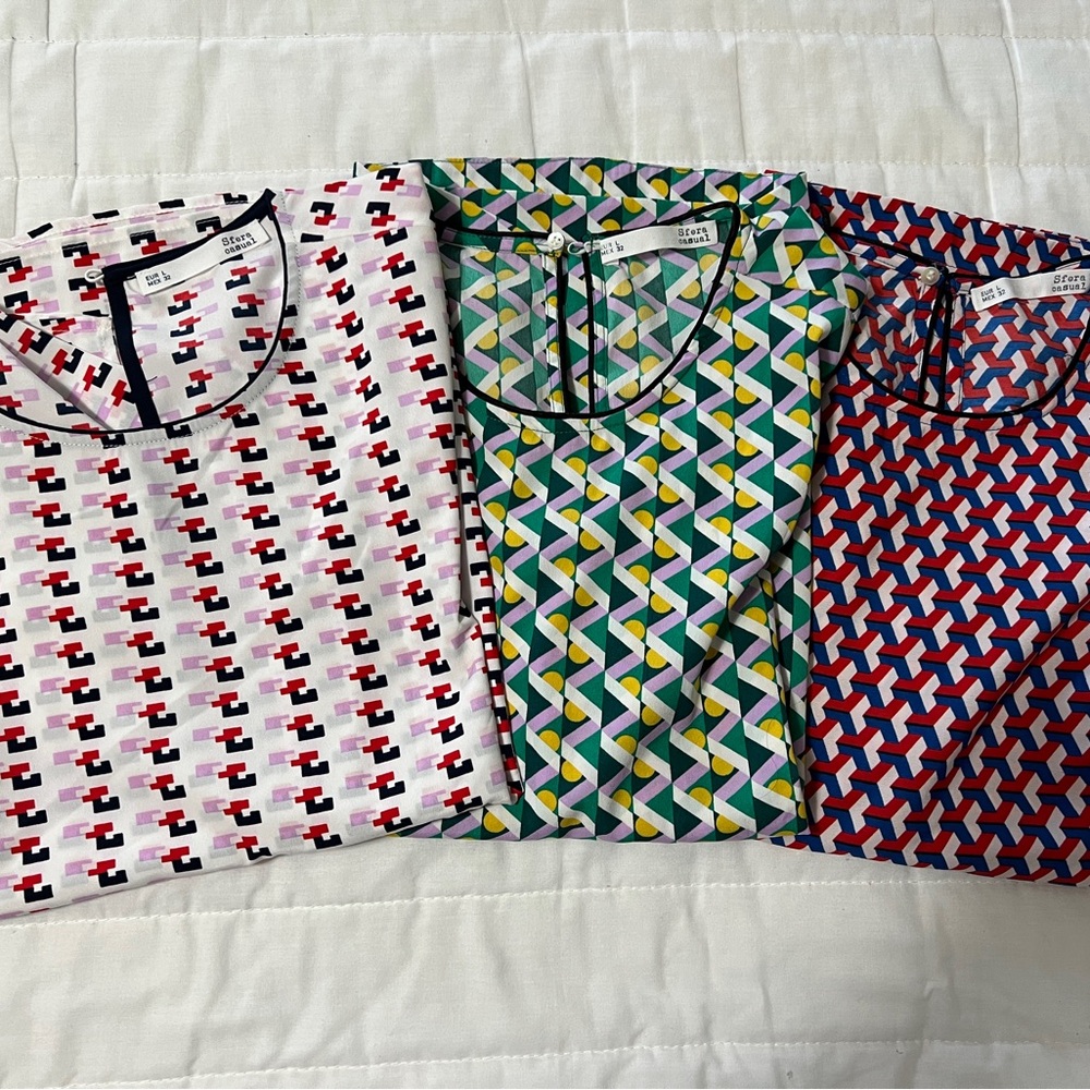 Three printed blouses - Europe brand